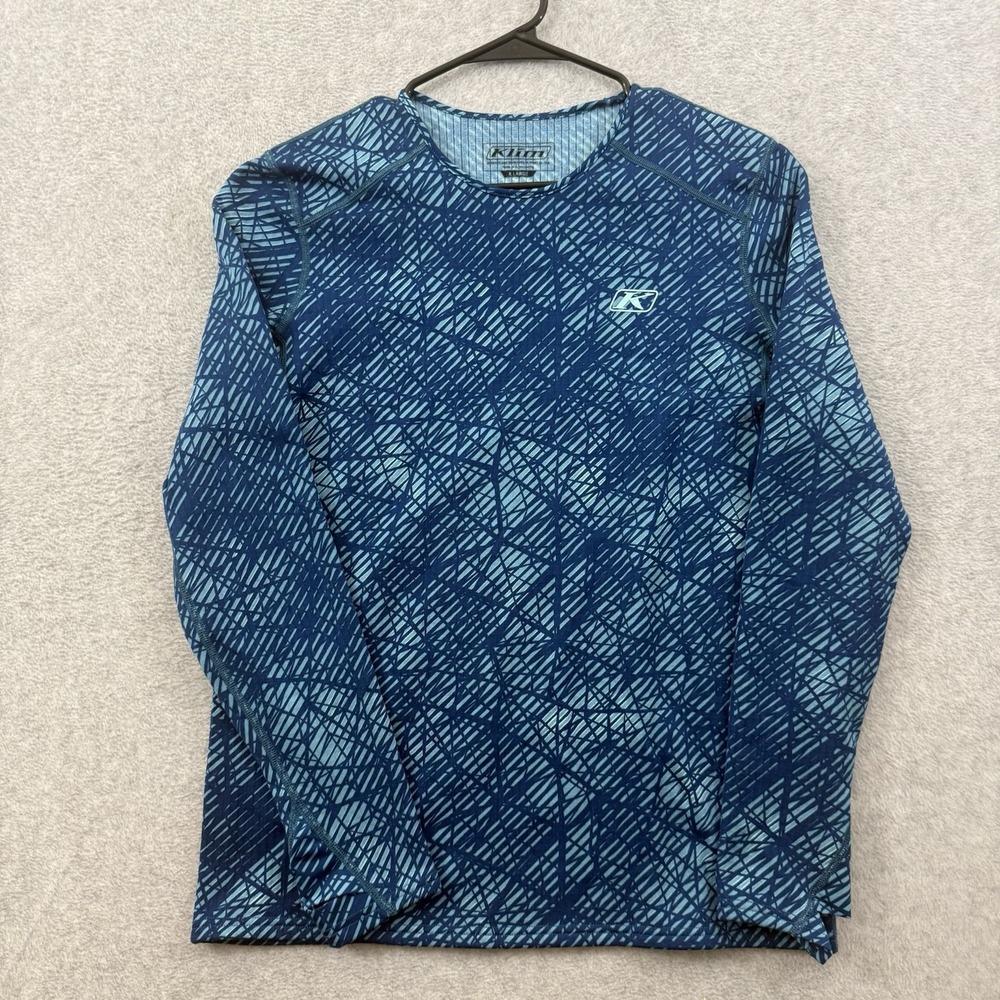 Klim Shirt Women's Xl Blue Solstice Base layer 3.0 Size‎ Powersports Moto